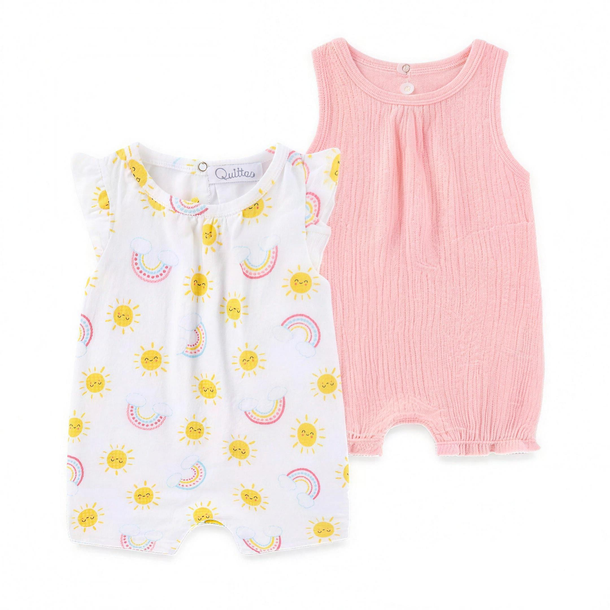 Rainbow Sun Romper Set - professional studio photo