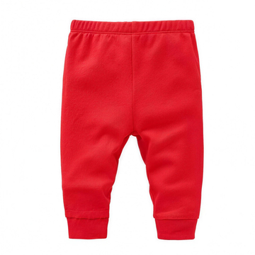 Classic Solid Baby Pants - Red
