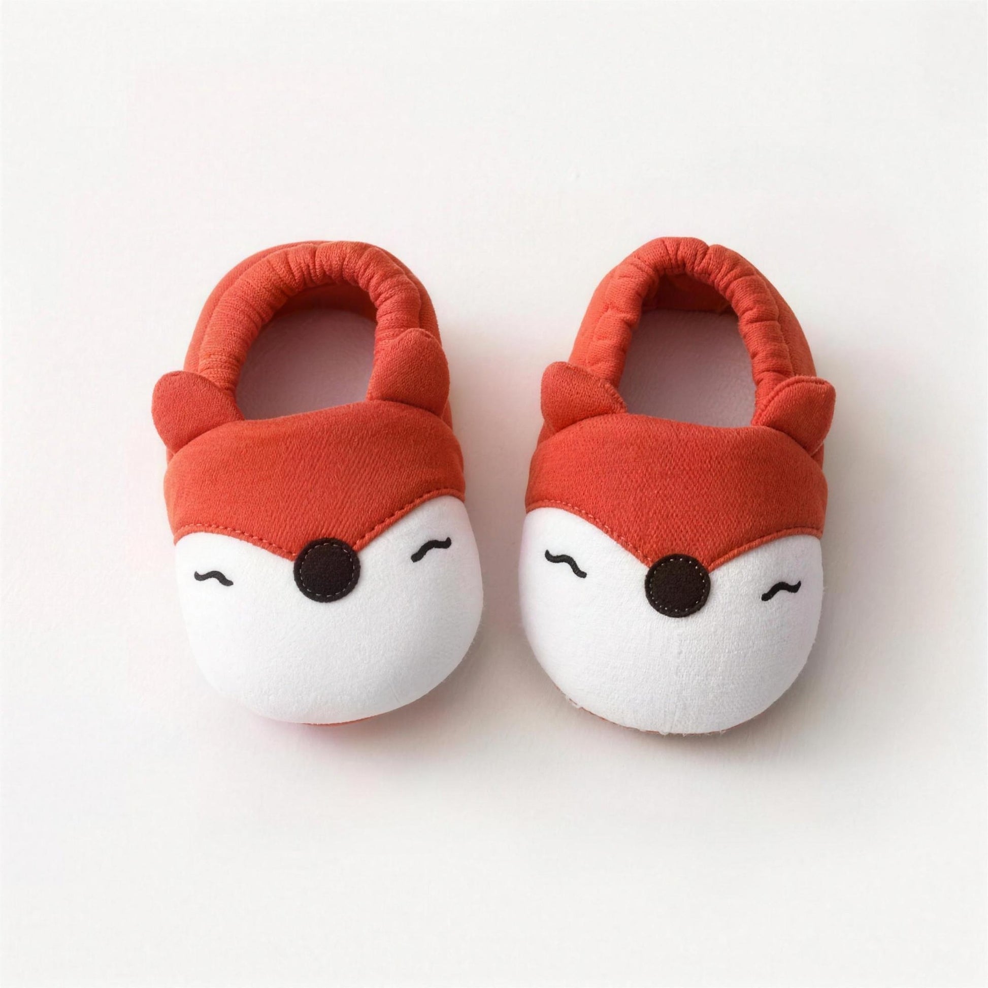 Sleepy Animal Booties - Red Fox