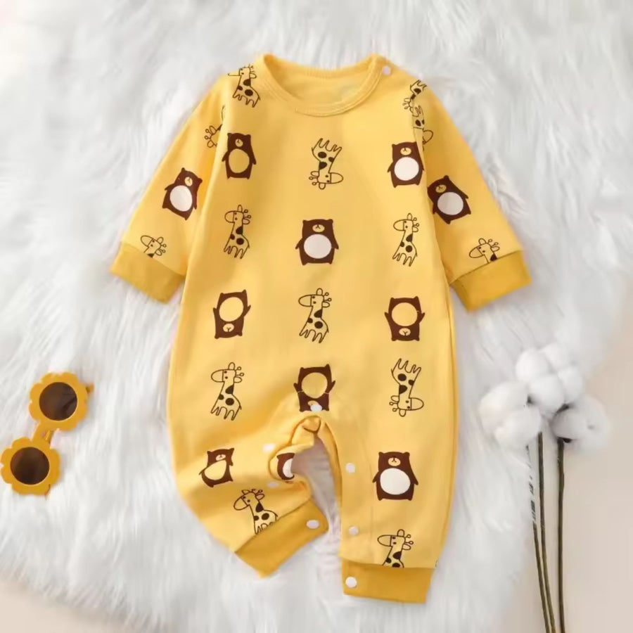 Safari Friends Baby Romper