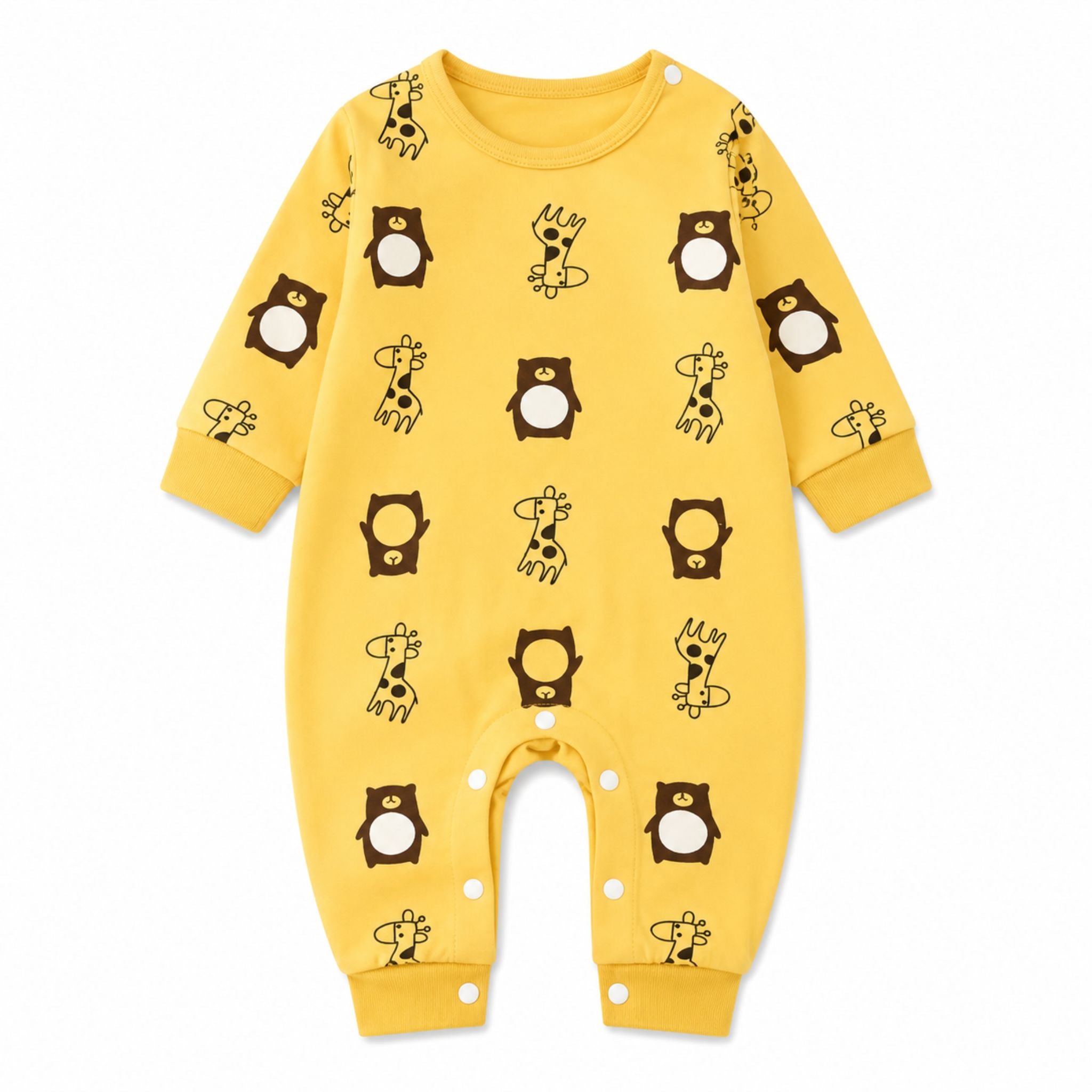 Safari Friends Baby Romper - baby and toddler clothing, professional product photo