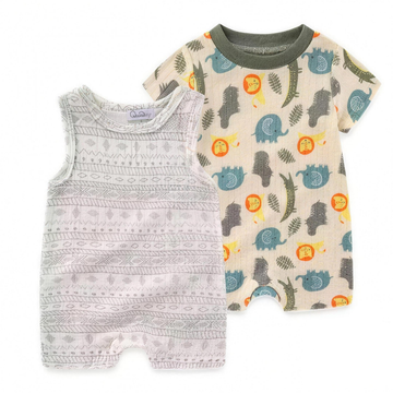 Safari Boho Romper Set - professional studio photo