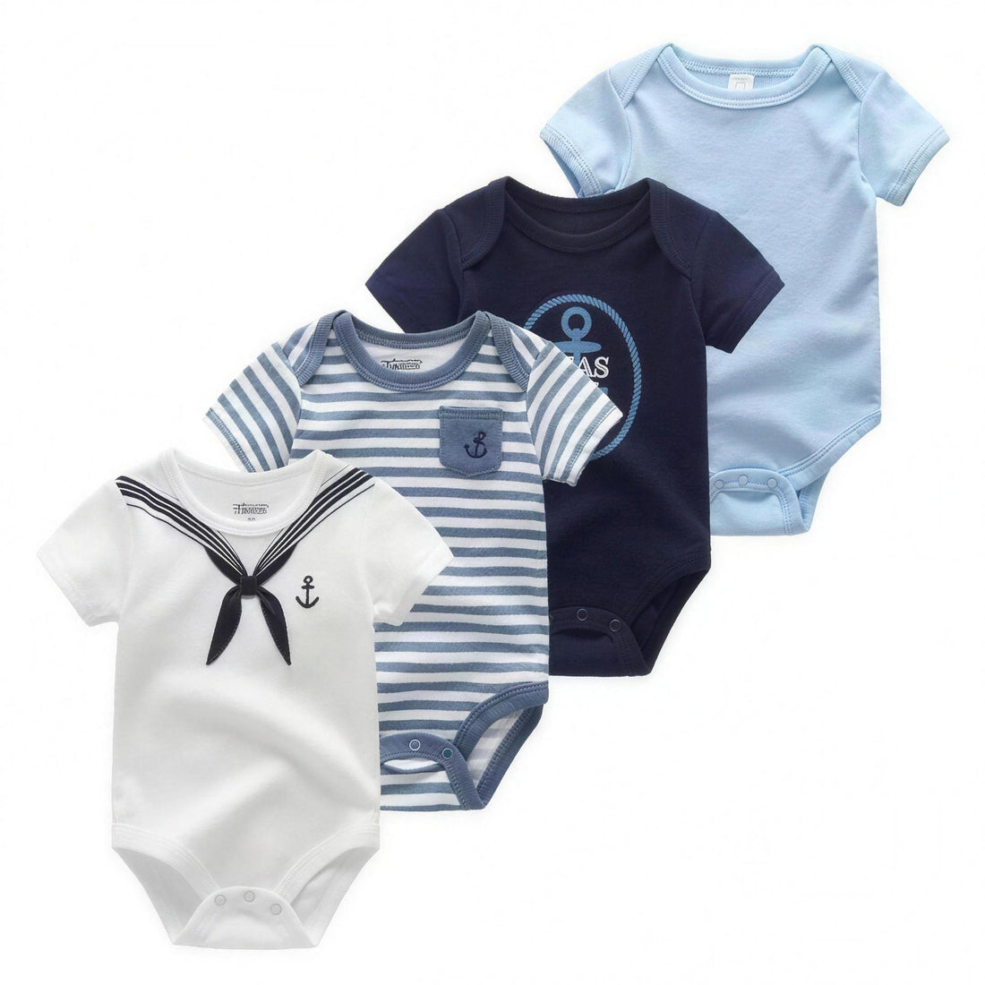 Seas The Day Bodysuit Set - professional product photo on white background