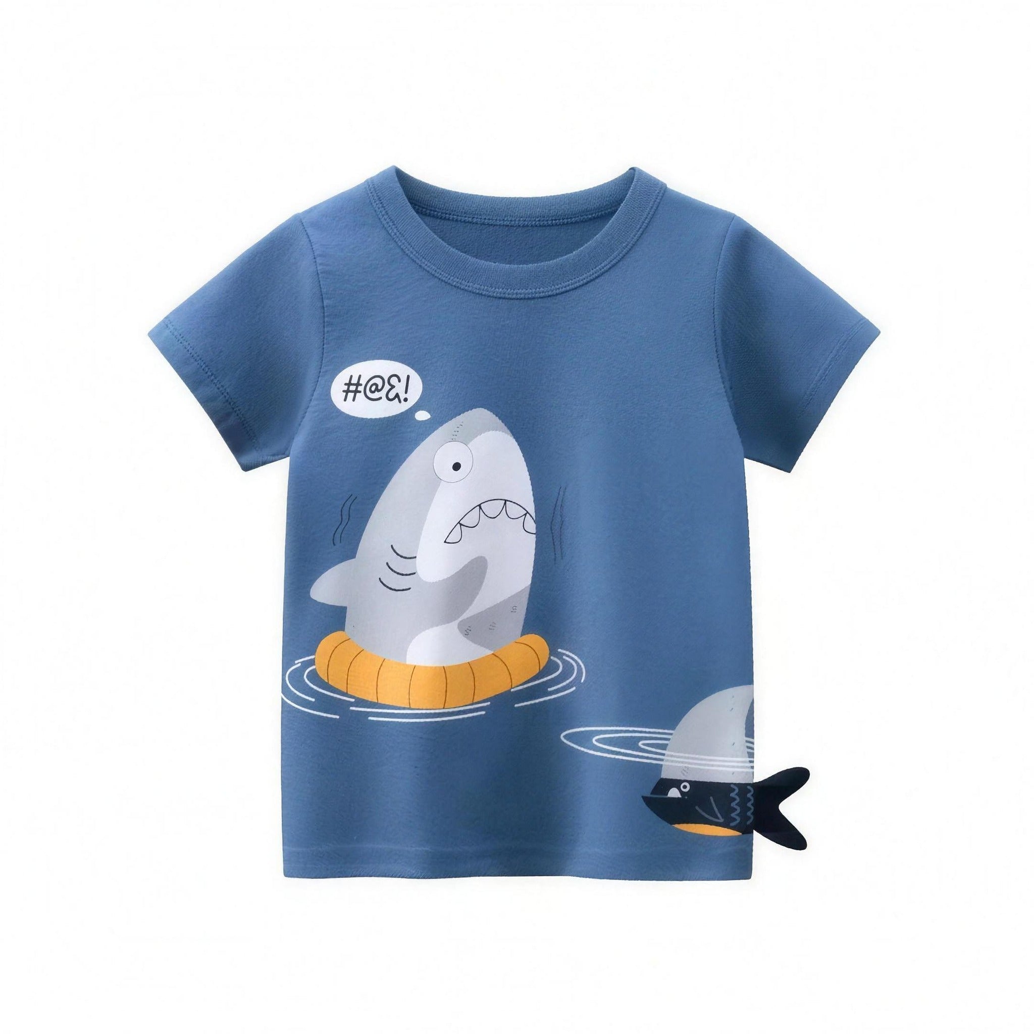 Shark Float Tee - professional product photo on white background