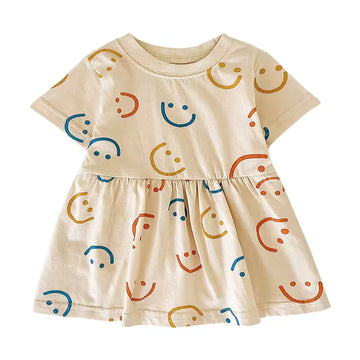 Smiley Print Dress
