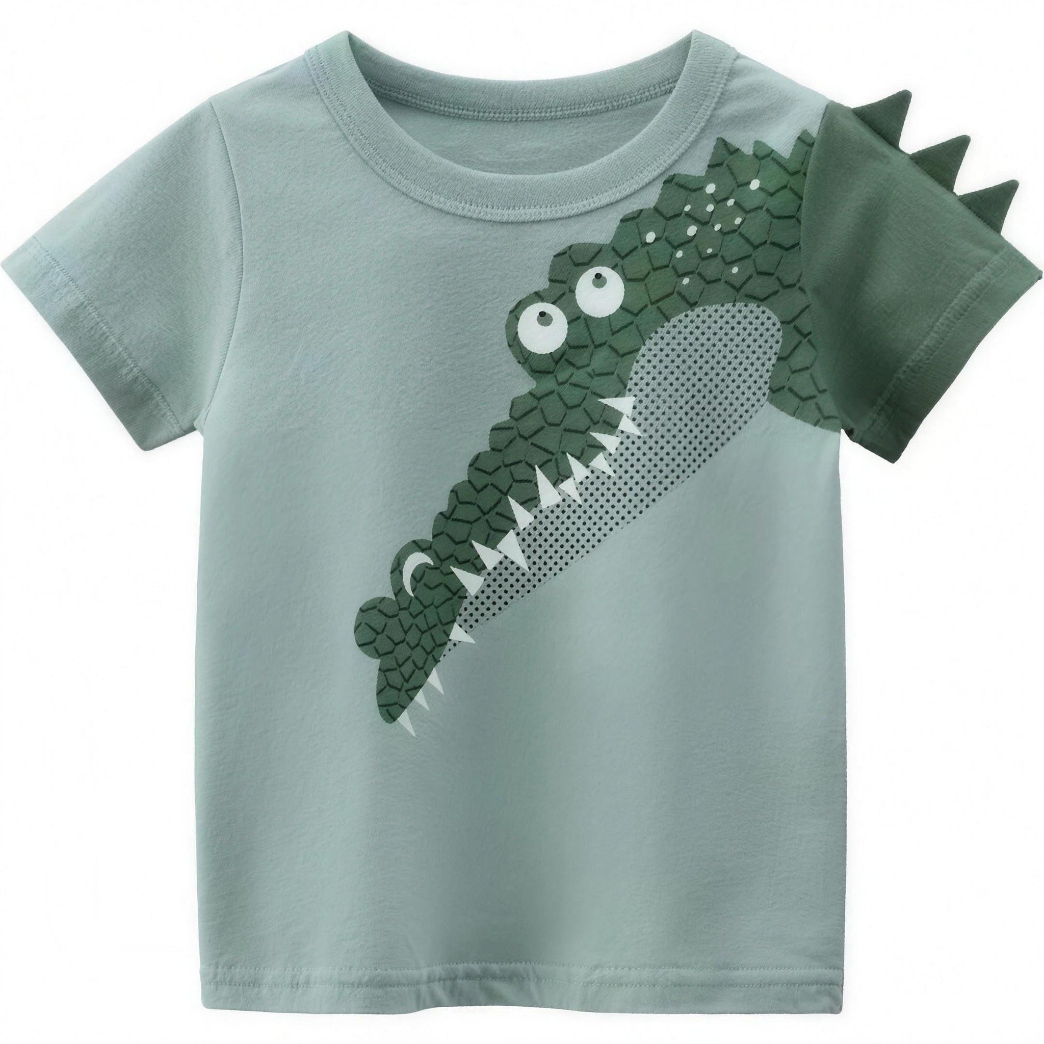 Spiky Croc Tee - professional product photo on white background