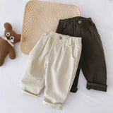 Pleated Straight Leg Pants