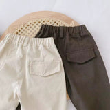 Pleated Straight Leg Pants