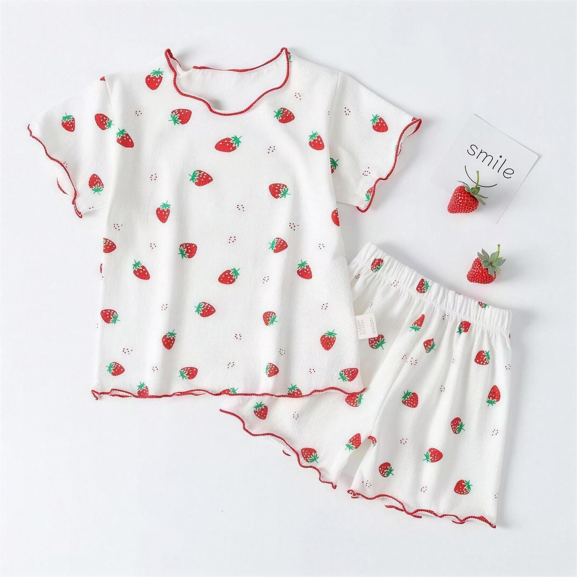 Strawberry Pajama Set - full set shown together