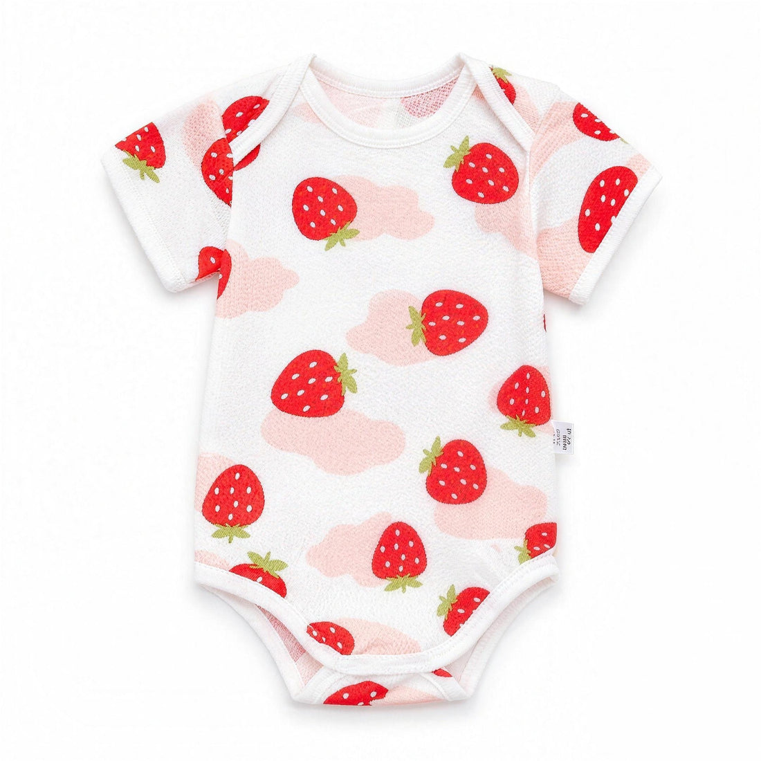 Strawberry Cloud Romper - professional studio photo