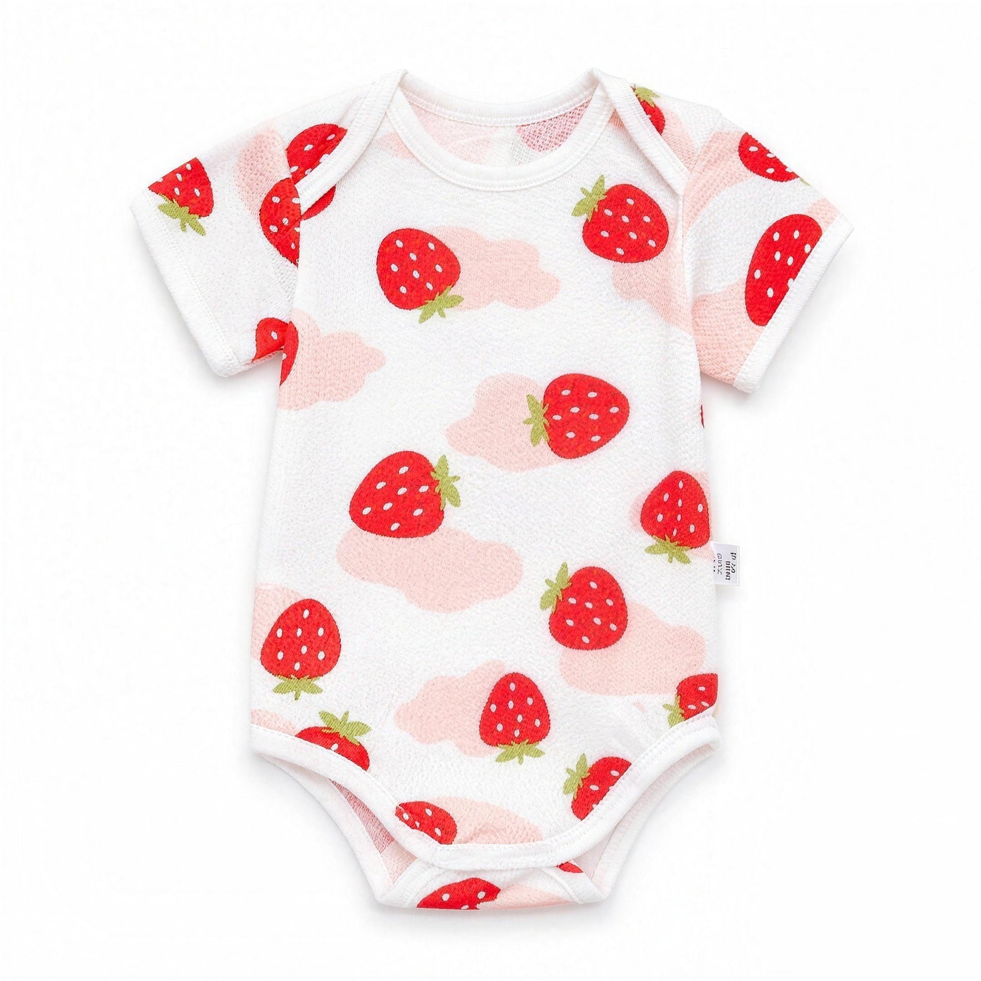 Strawberry Cloud Romper - professional studio photo