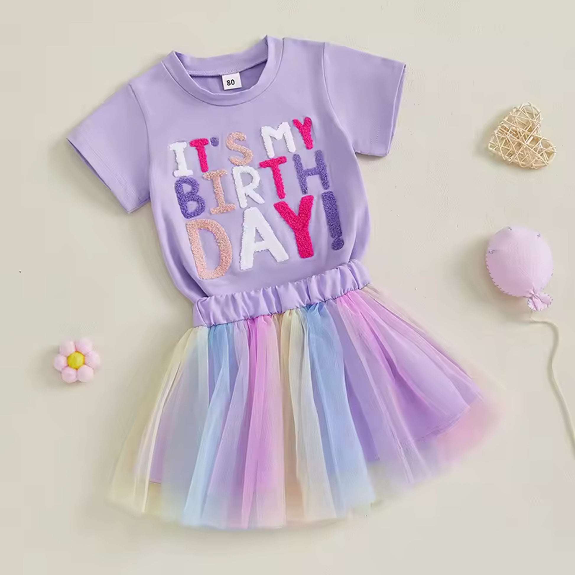 It's My Birthday Tulle Skirt Set - styled lifestyle shot