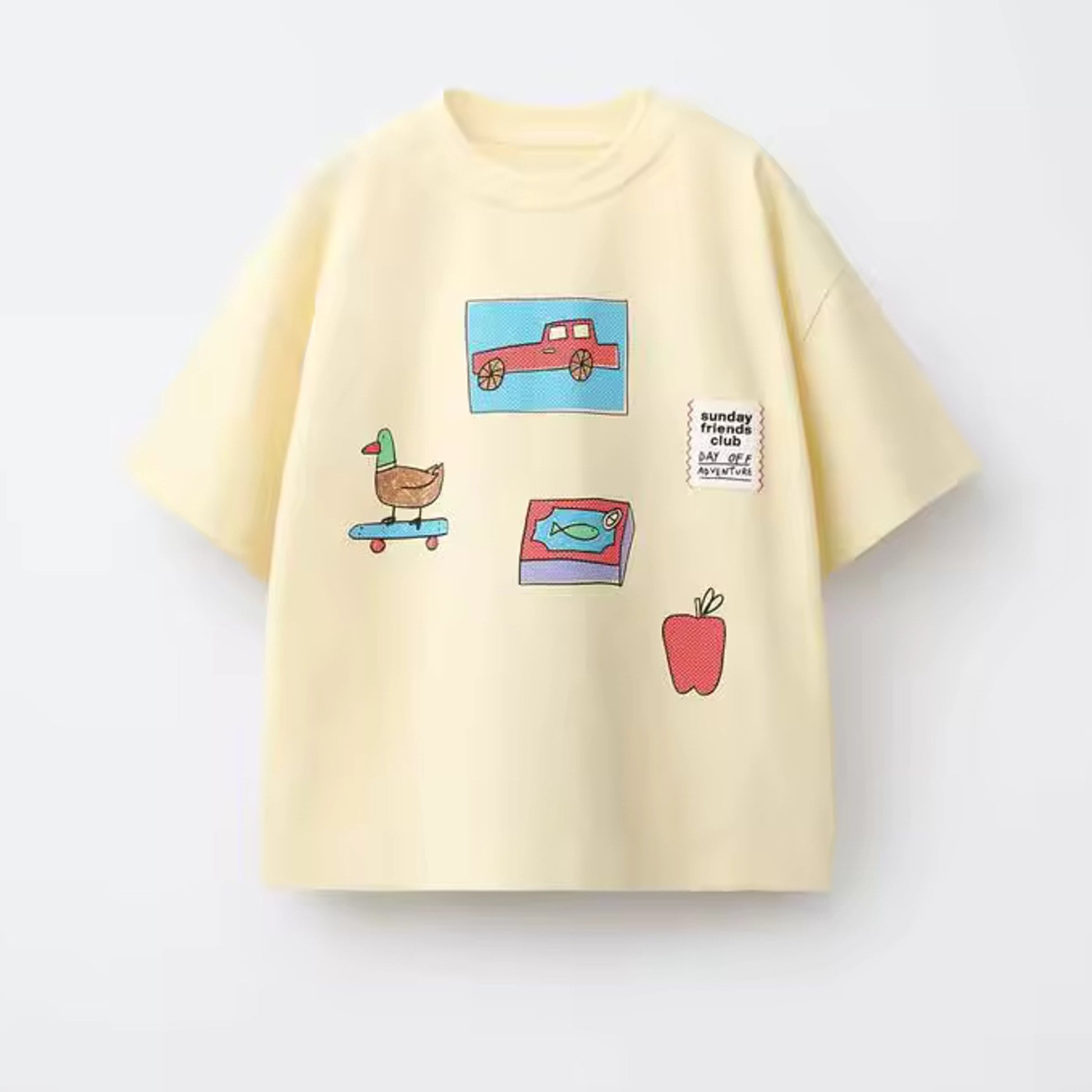 Sunday Friends Tee - print detail
