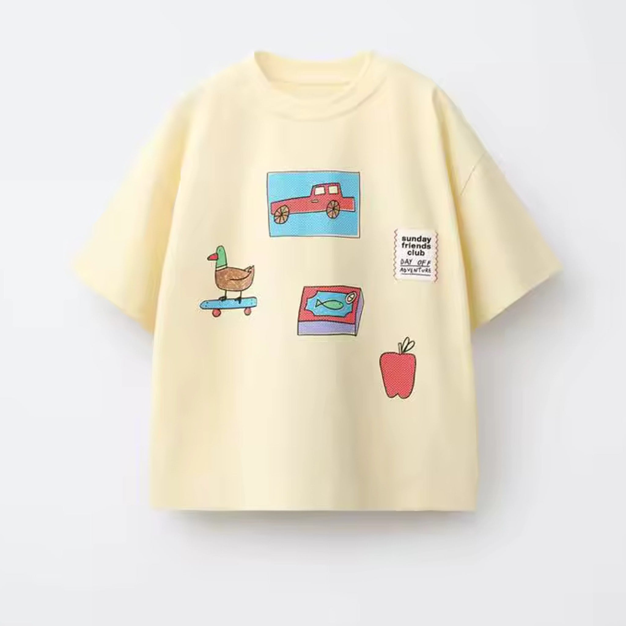 Sunday Friends Tee - print detail