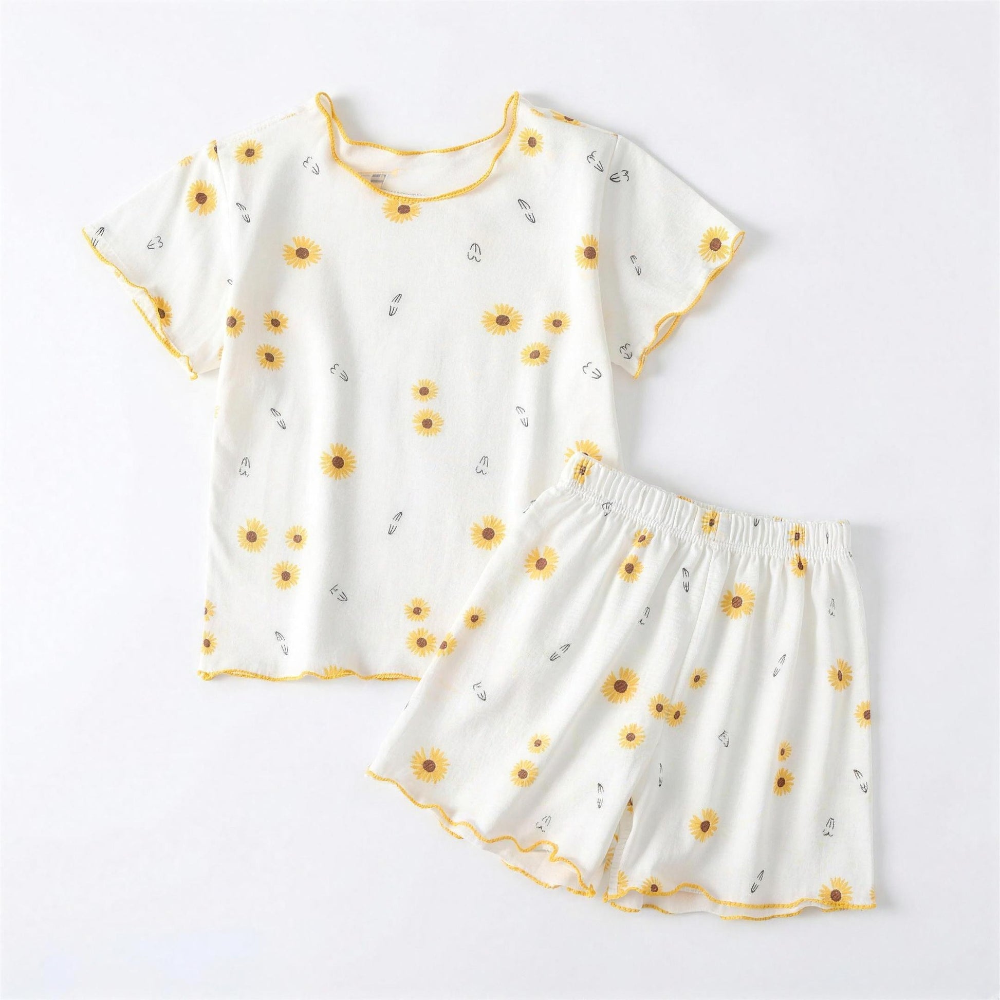 Sunflower Pajama Set - professional product photo on white background