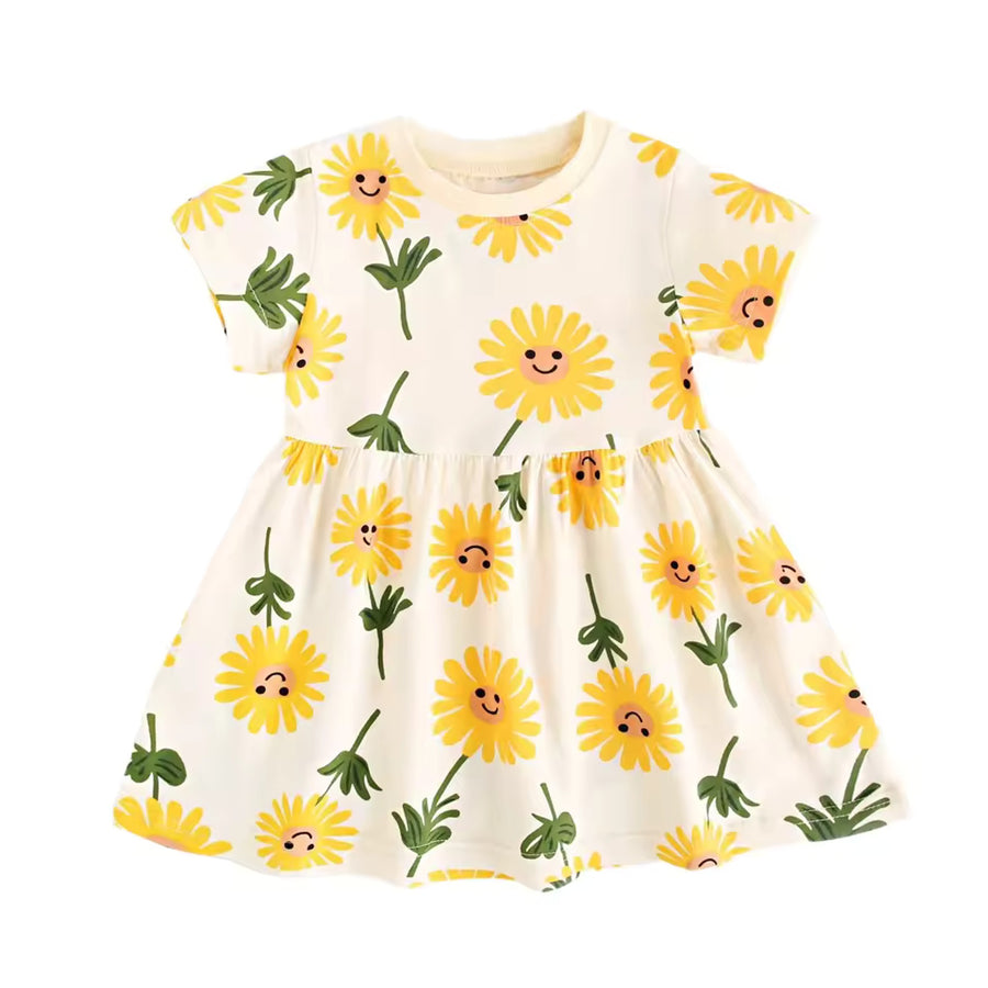 Sunflower Smiley Dress