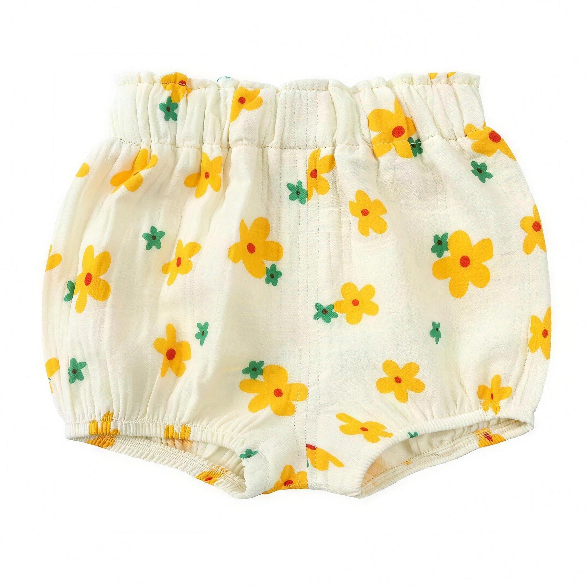 Sunflower Bloomer Shorts, professional studio photo