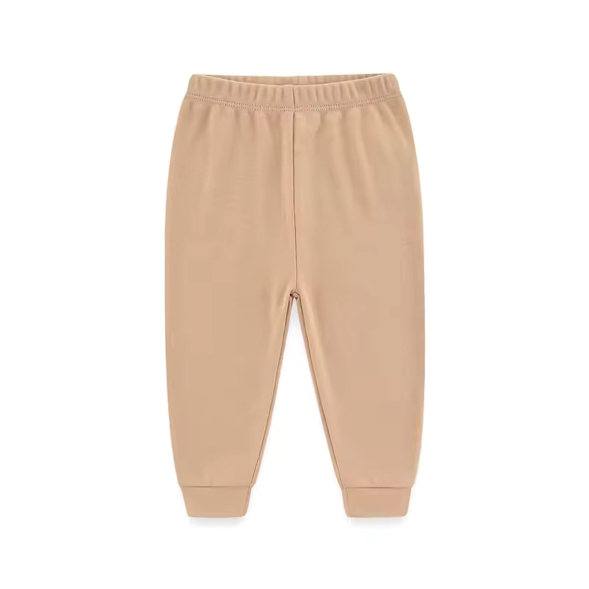 Basic Cuffed Pants - Tan