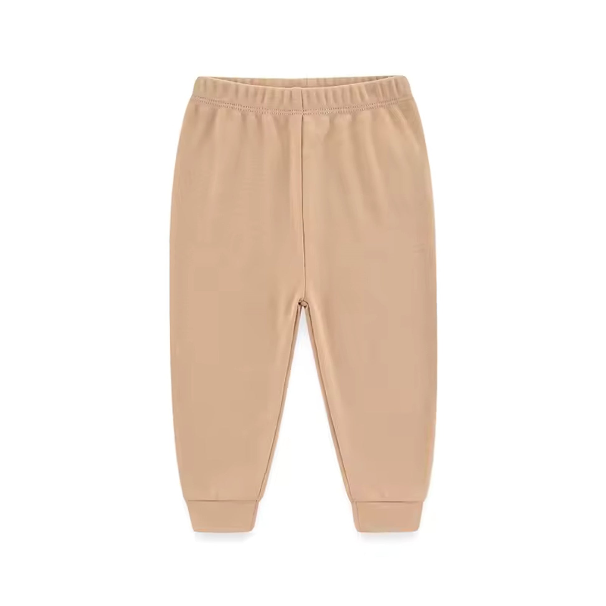 Basic Cuffed Pants - Tan