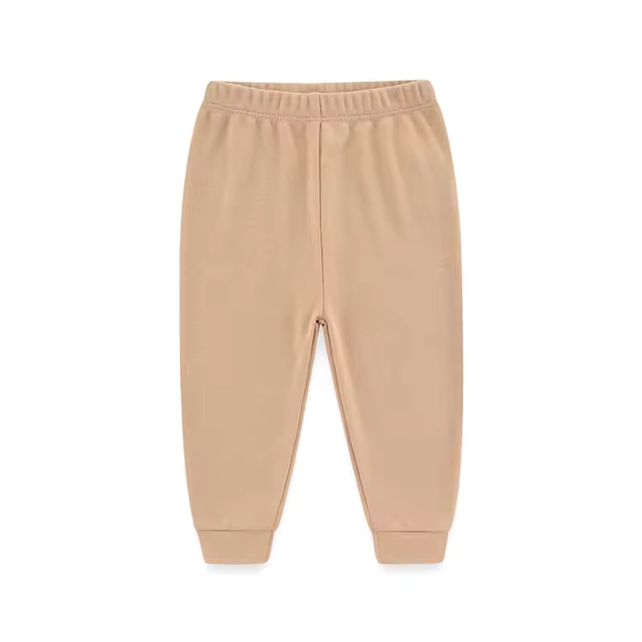 Basic Cuffed Pants - Tan
