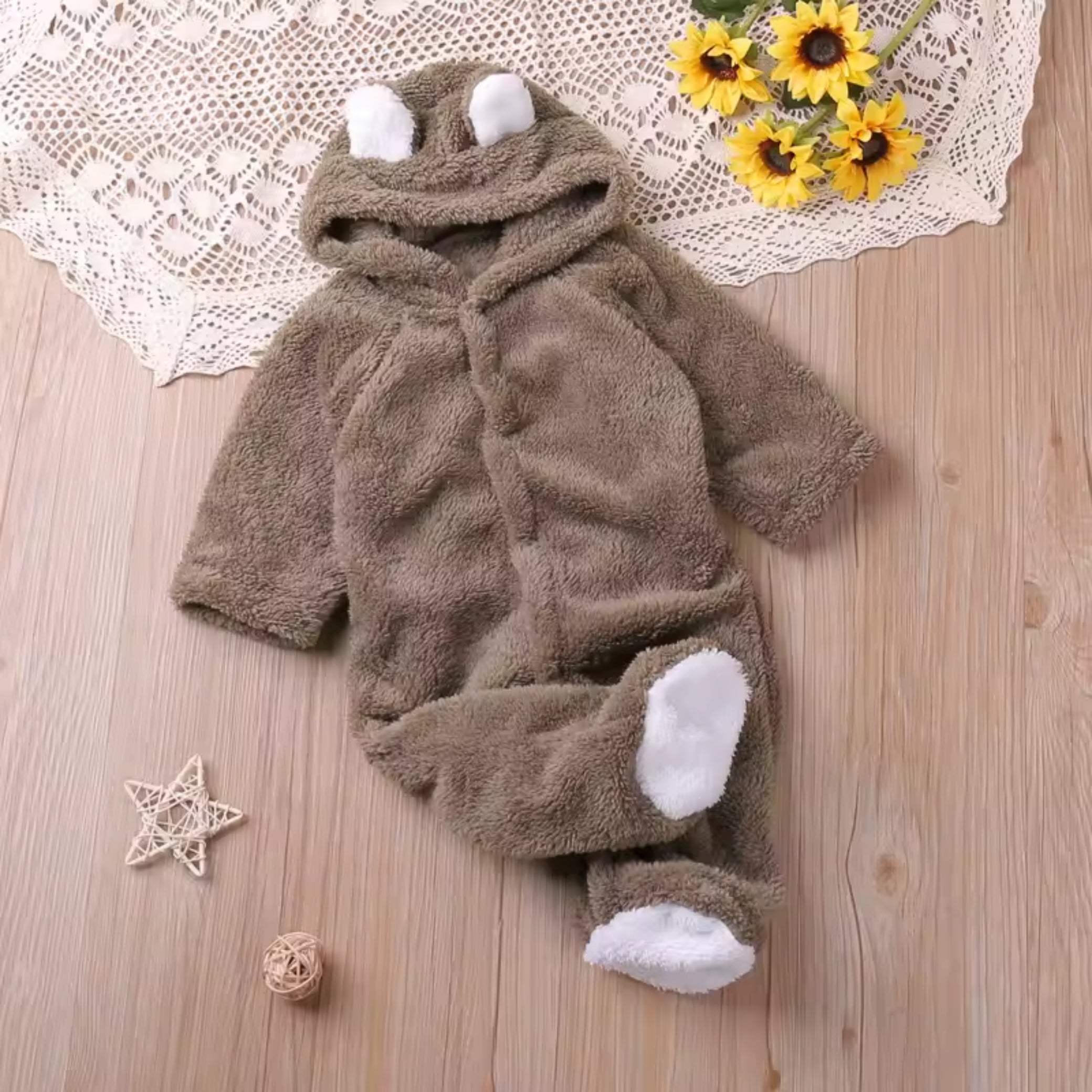 Teddy Bear Baby Romper