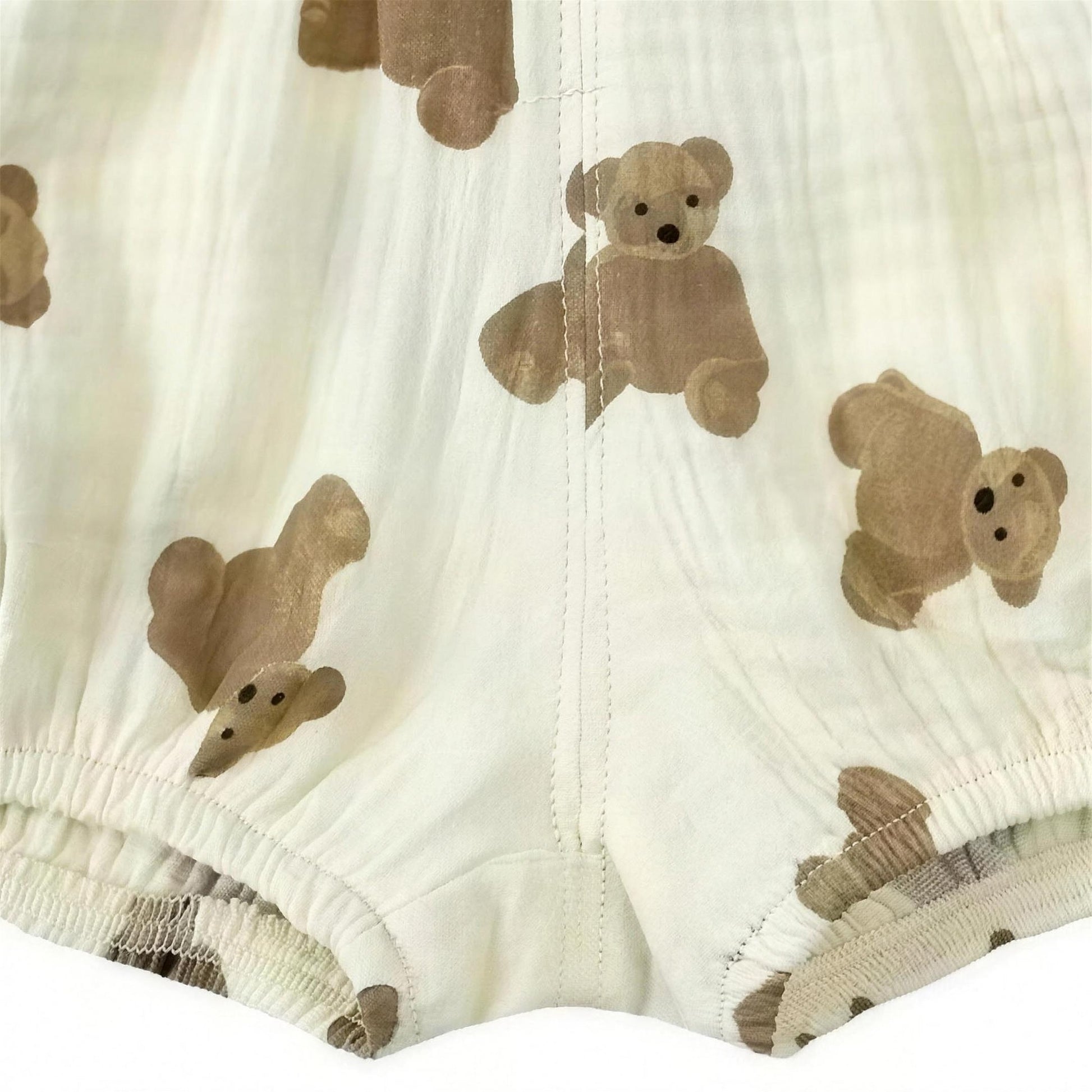 Teddy Bear Bloomer Shorts - fabric detail