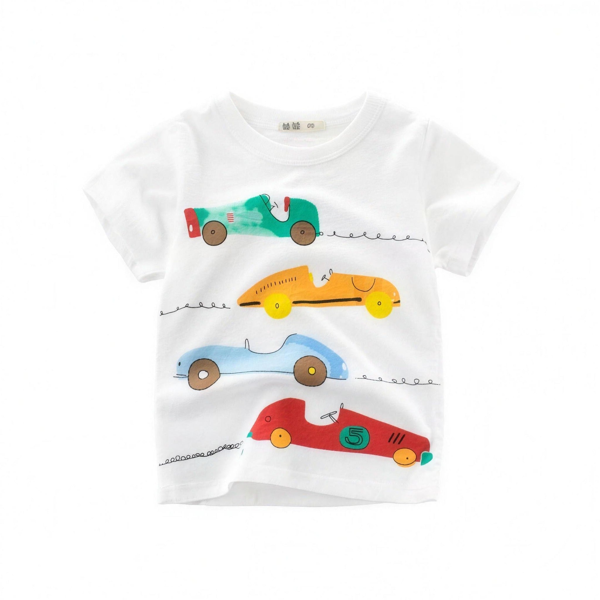 Toy Car Tee - professional product photo on white background