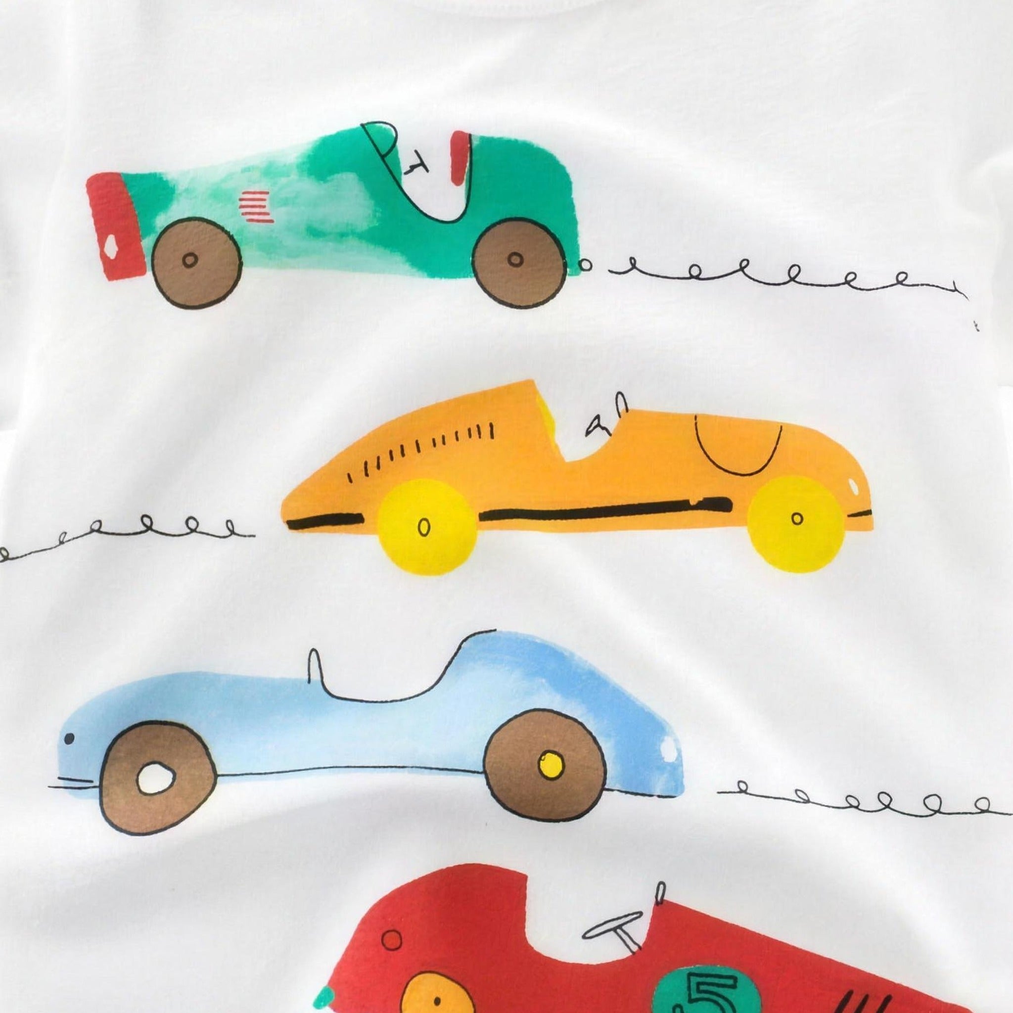 Toy Car Tee - graphic detail view