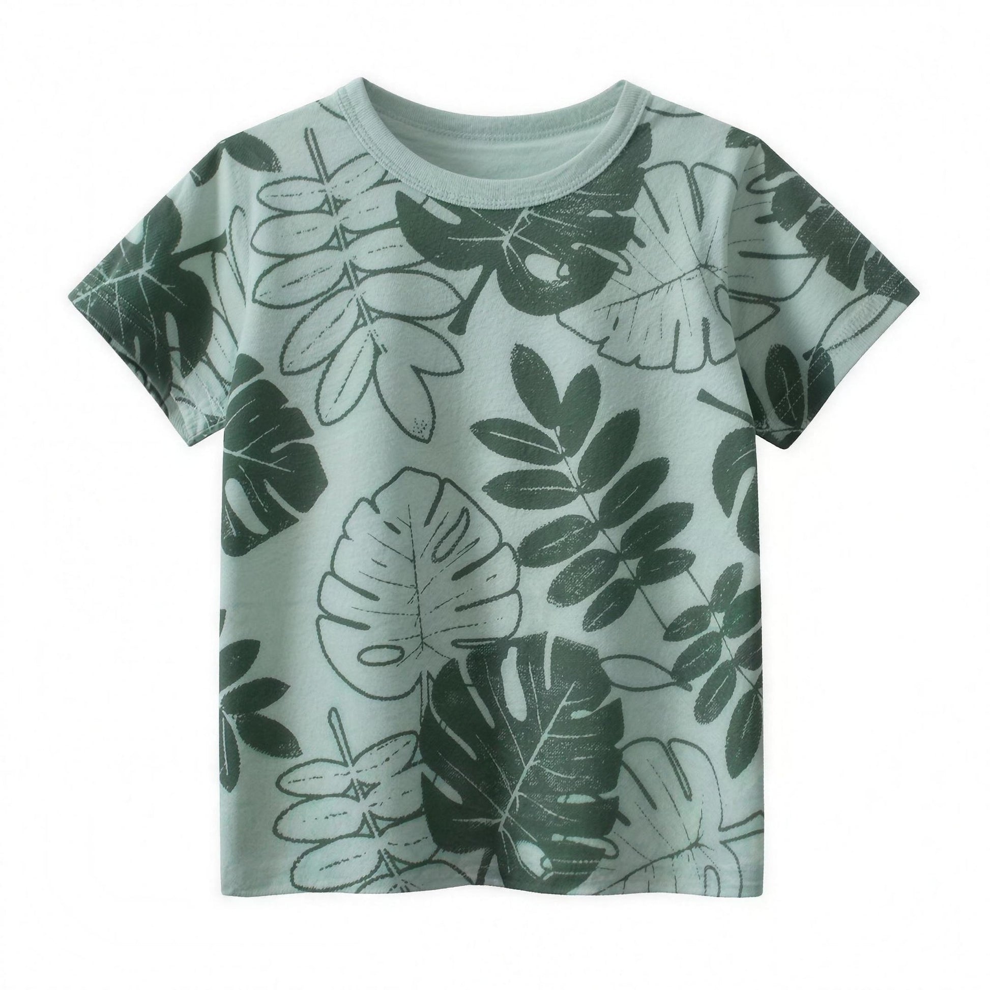 Tropical Leaf Tee - professional product photo on white background