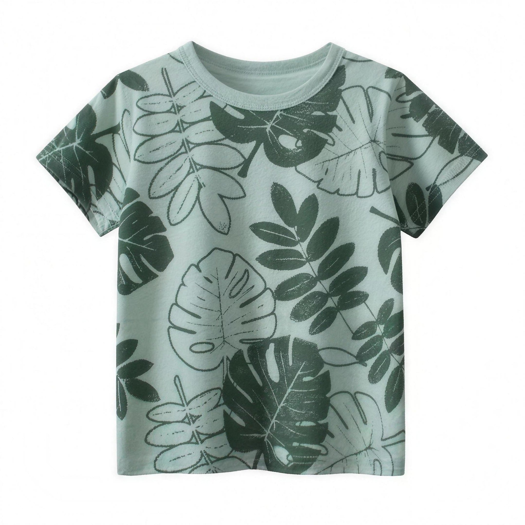 Tropical Leaf Tee - professional product photo on white background