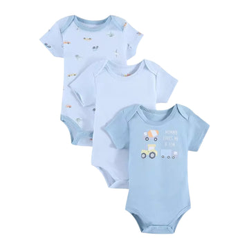 Little Trucker Bodysuit Set - all pieces