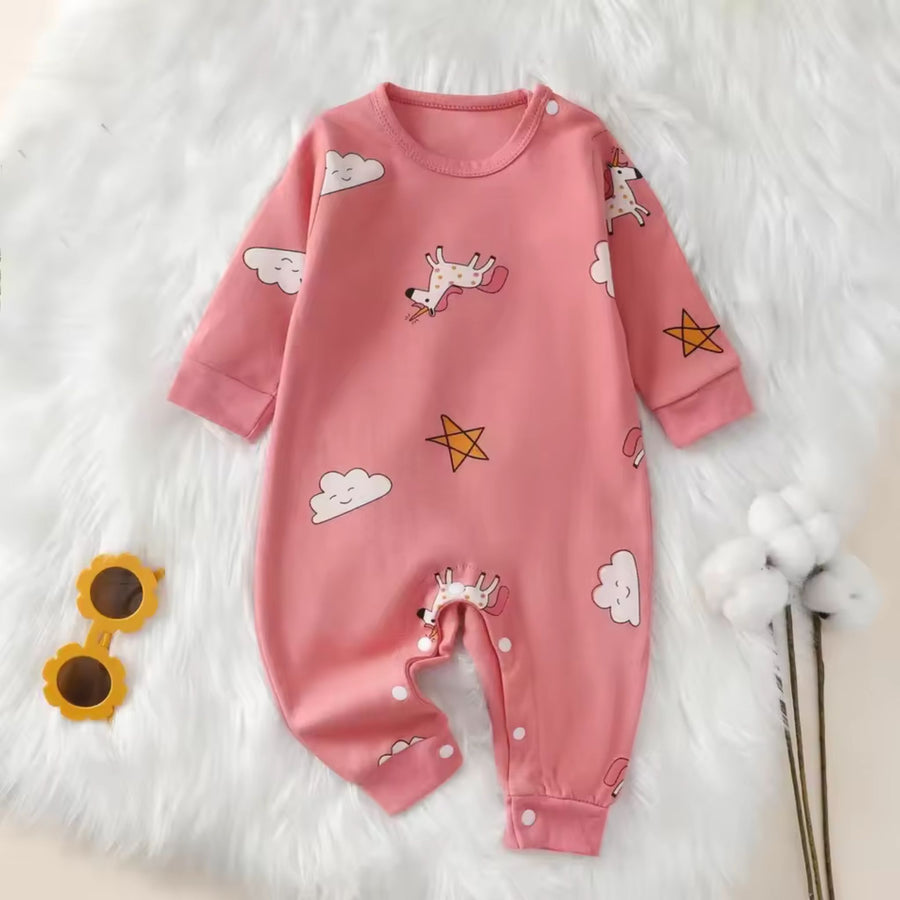 Unicorn Dreams Baby Romper