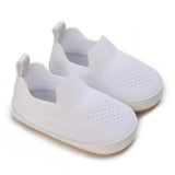 White Knit Slip-On
