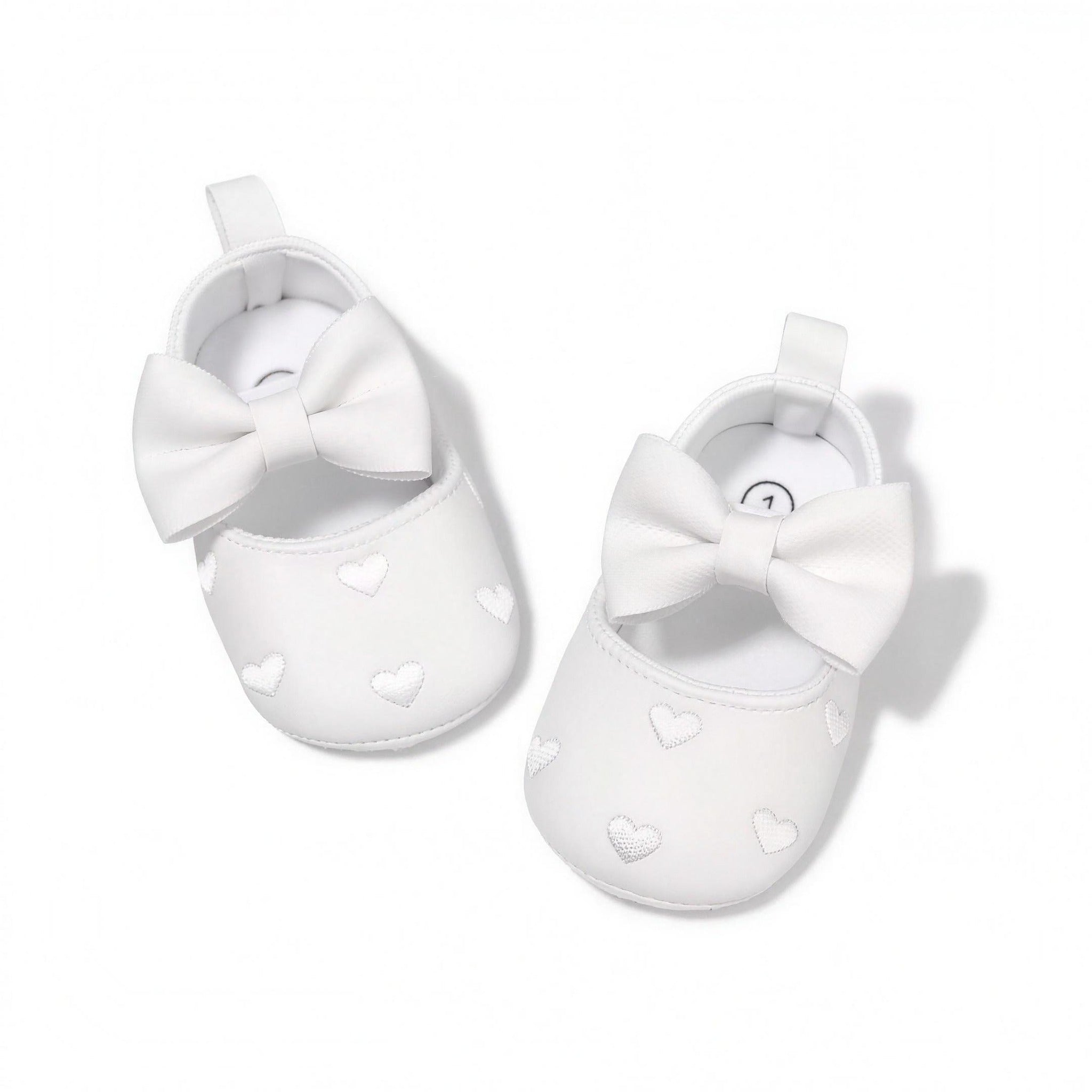 Sweetheart Mary Jane - White - professional product photo on white background