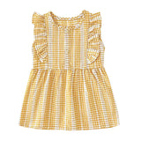 Yellow Gingham Dress