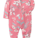 Blush Wildflower Footed Pajama