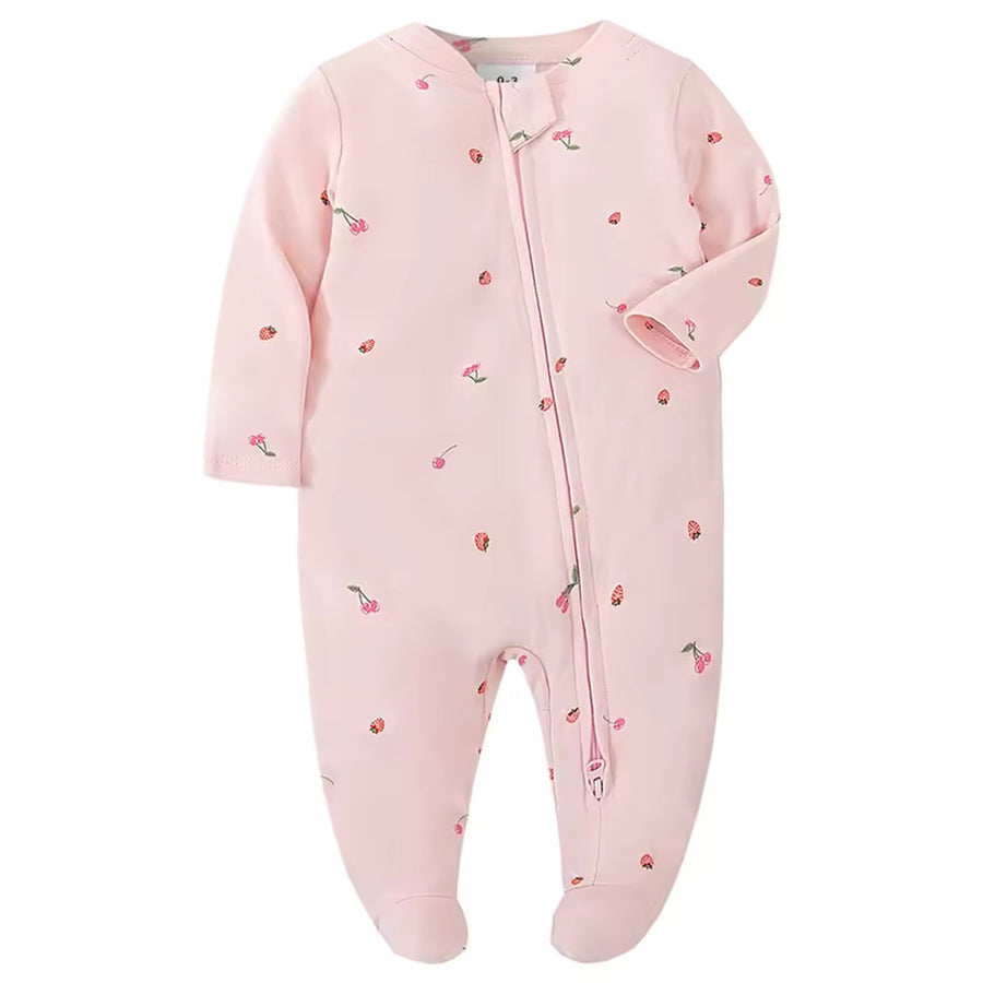 Cherry Blossom Footed Pajama