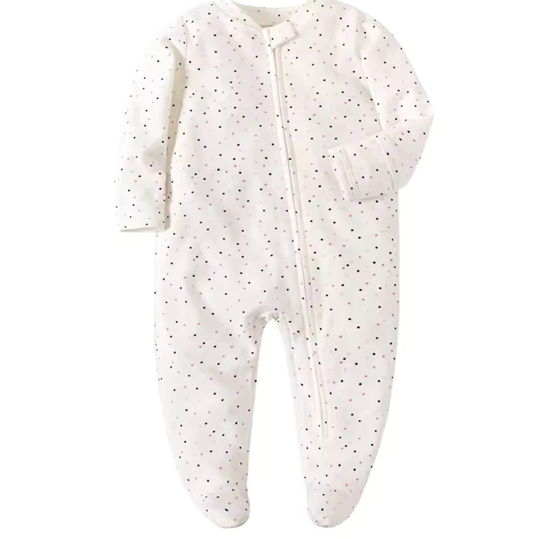 Confetti Dot Footed Pajama - front