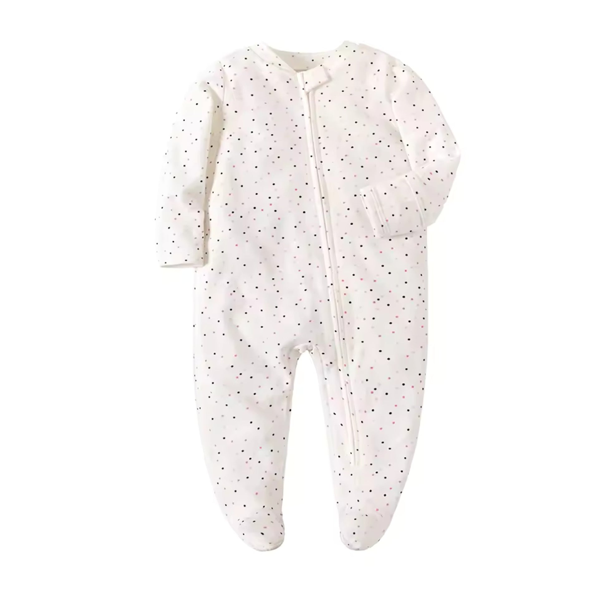 Confetti Dot Footed Pajama - front