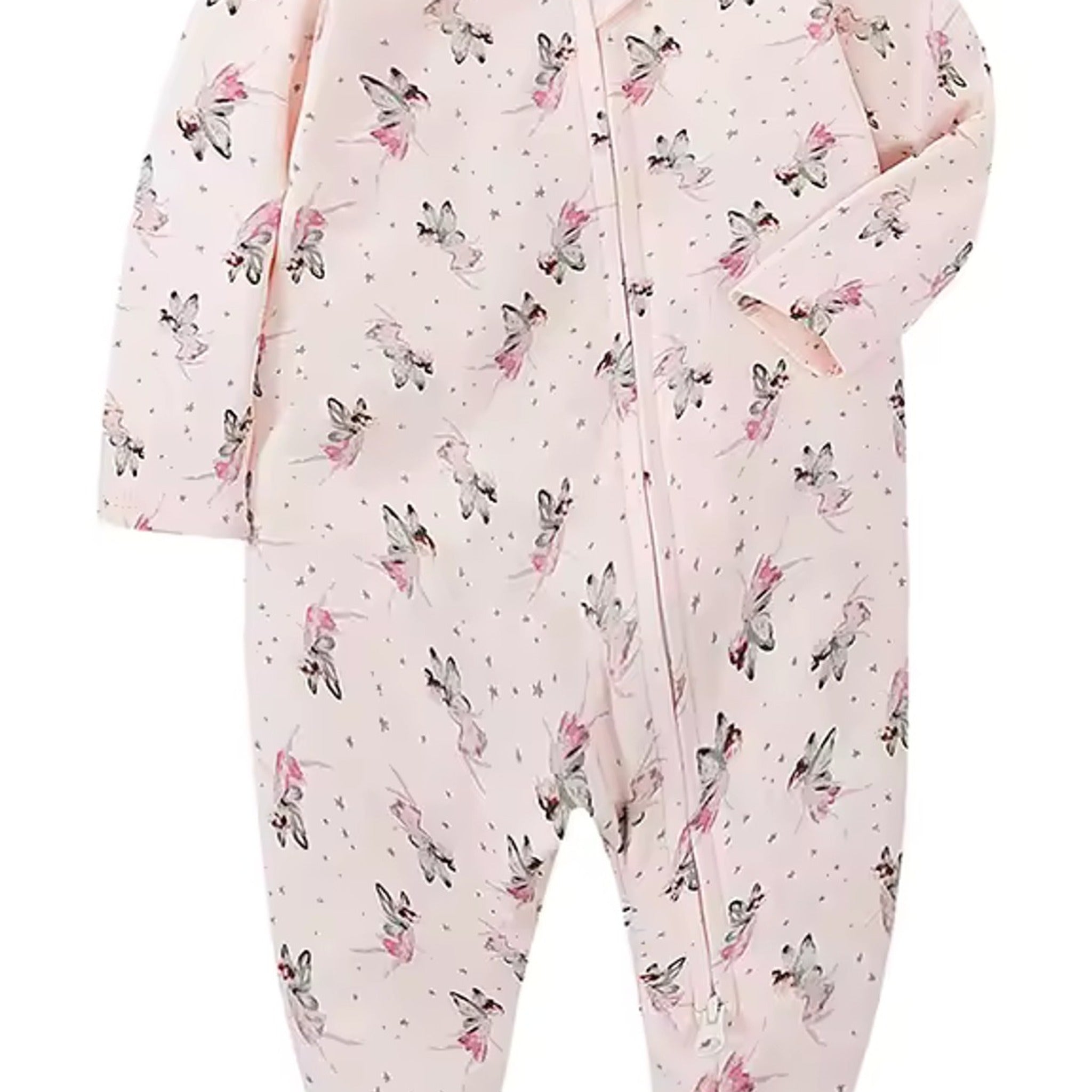 Fairy Ballerina Footed Pajama - fabric detail