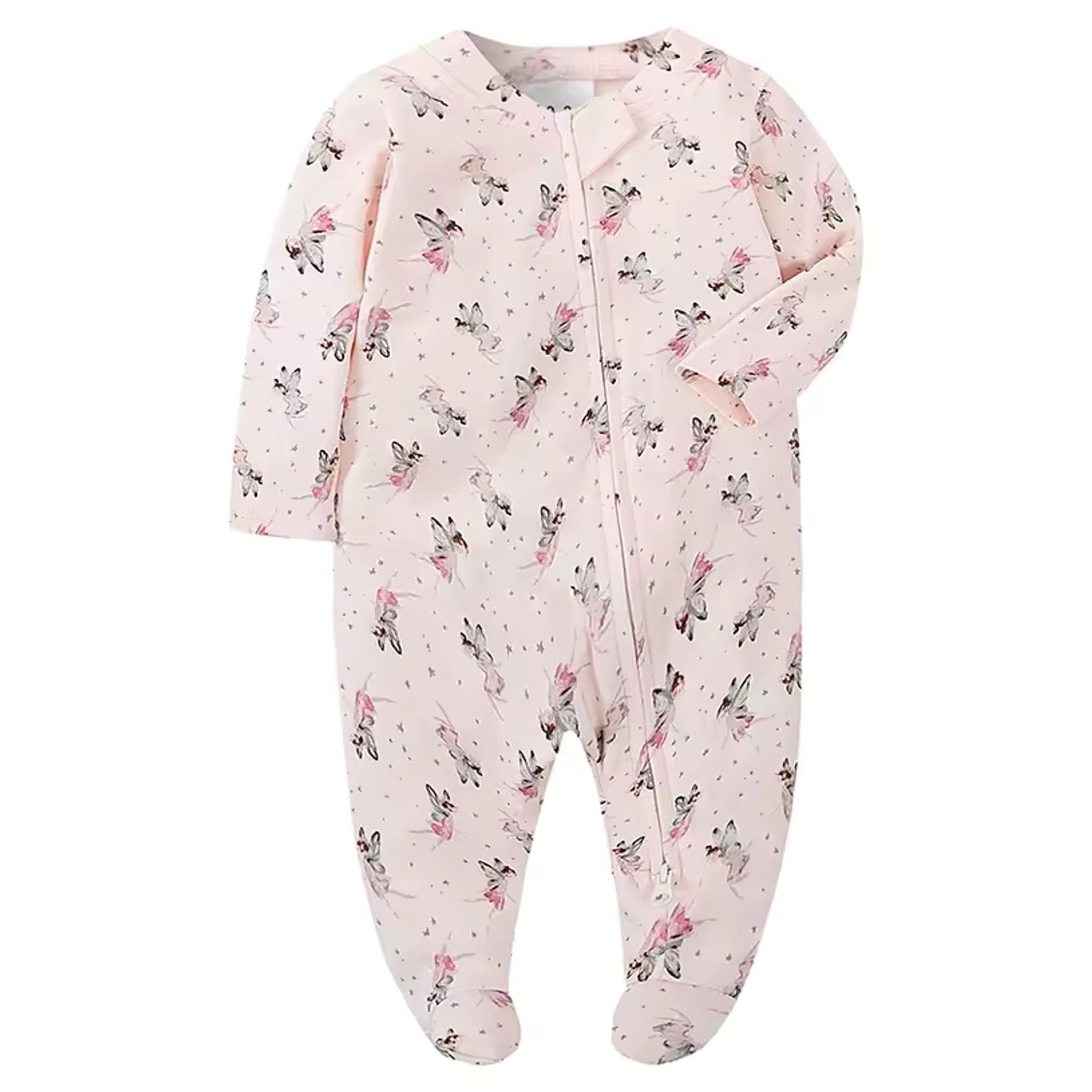 Fairy Ballerina Footed Pajama - wide detail