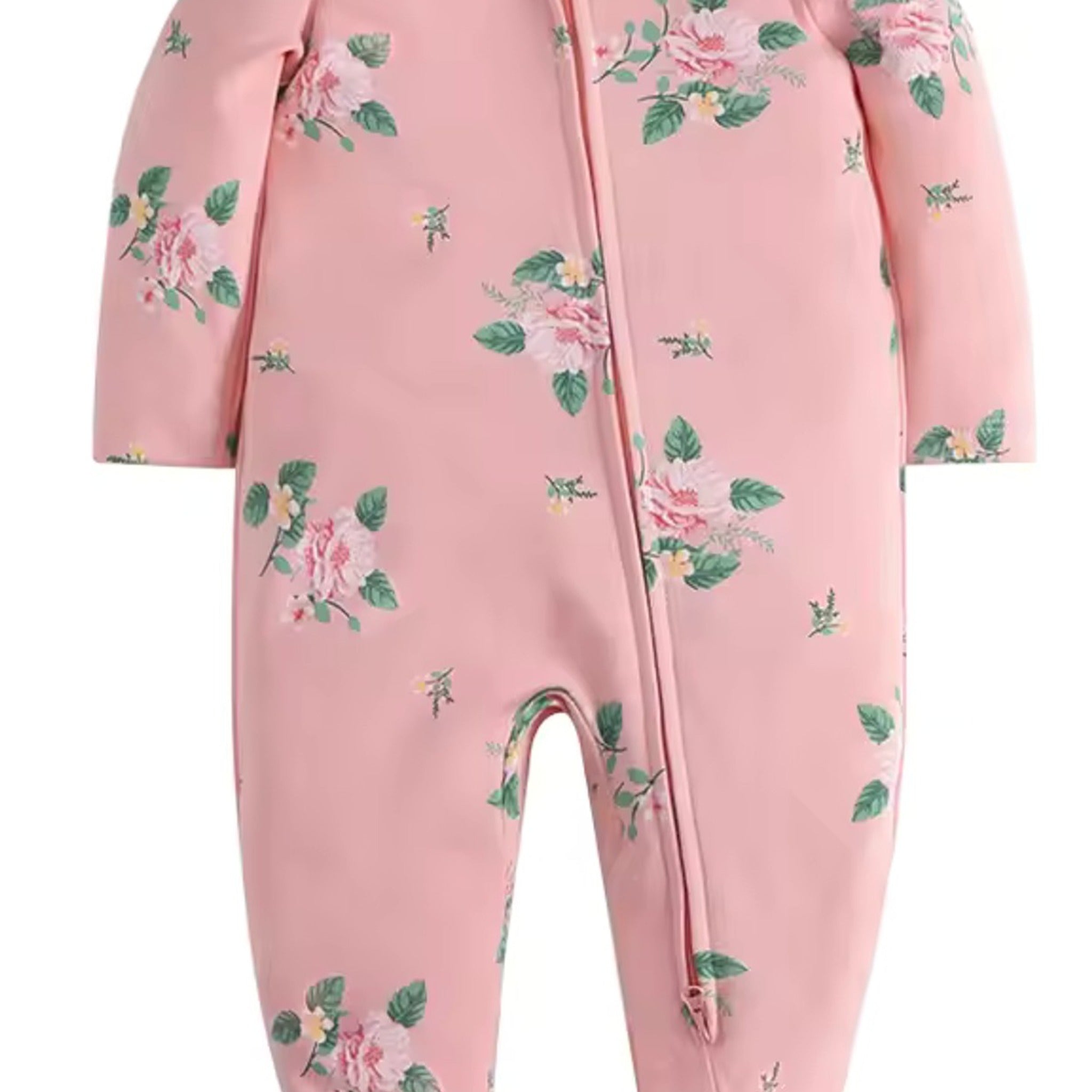 Rose Garden Footed Pajama - fabric detail